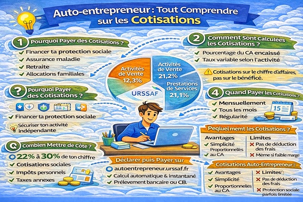 auto entrepreneur cotisation