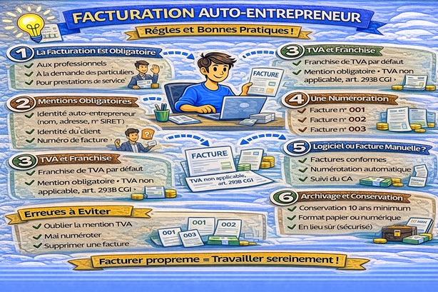 facturation auto entrepreneur