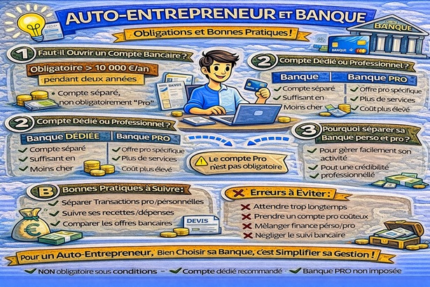 auto entrepreneur banque