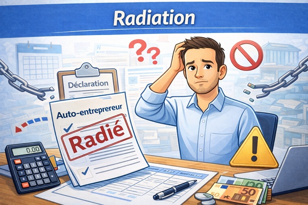 auto entrepreneur radiation