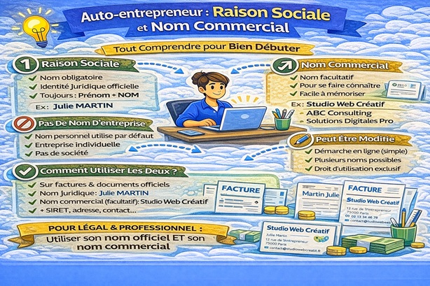 auto entrepreneur raison sociale