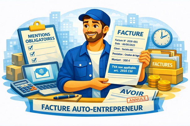 auto entrepreneur facture