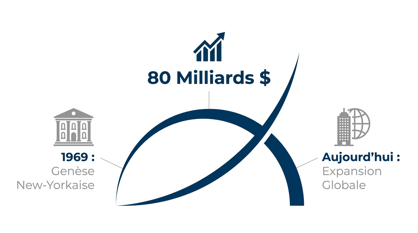 Graphique de la trajectoire de croissance d'Apax Partners